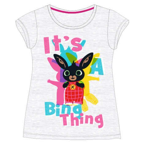 Králíček bing licence Dívčí tričko Králíček Bing 5202060KOM, světle šedý melír Barva: Šedá Králíček bing- licence