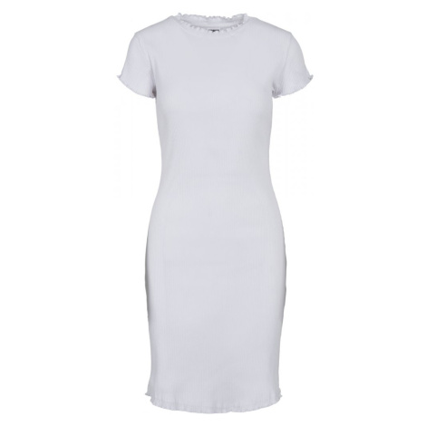 Ladies Rib Tee Dress - white Urban Classics