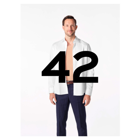 Zvýhodněný balíček - bílá pánská košile GENT + neviditelné tričko ARLON - 42 CityZen®