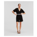 Overal karl lagerfeld logo tape romper black