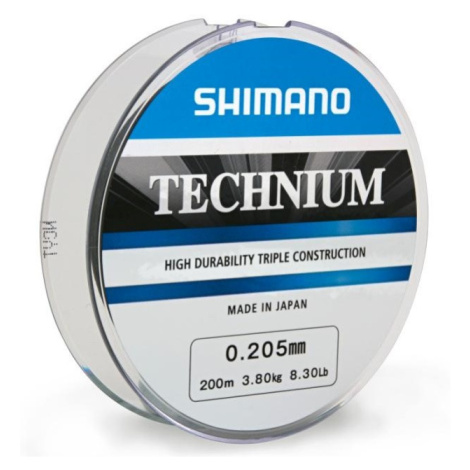 Shimano vlasec technium 200 m - 0,20 mm 3,8 kg