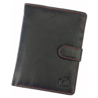 Pánská kožená peněženka Money Kepper CC 5401B černá / červená