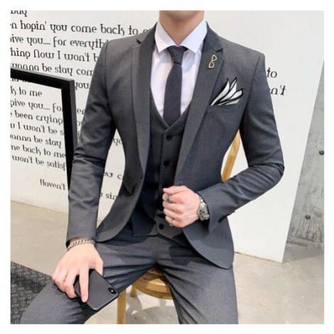 Formální oblek office styl, společenský set 3v1 JFC FASHION