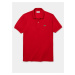 Červené pánské basic polo tričko Lacoste
