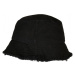 Open Edge Bucket Hat - black