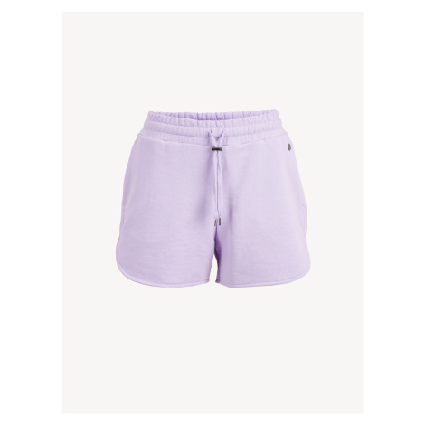 Joggingové kalhoty fialová Tamaris