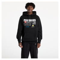 Mikina PLEASURES Grass Fed Hoodie Black