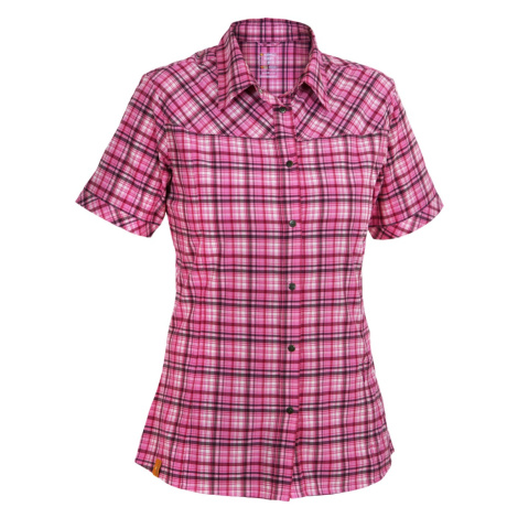 Dámská košile s krátkým rukávem Warmpeace Burry Lady Pink
