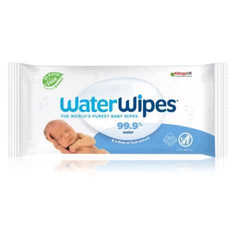 WaterWipes Baby Wipes dětské jemné vlhčené ubrousky 60 ks Water Wipes