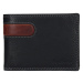 Pánská kožená peněženka SendiDesign Amarel - černo-hnědá