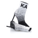 Kotníková obuv karl lagerfeld pandora gradient knit ankle černá