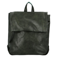 Stylový dámský batoh Maren, tmavě zelená