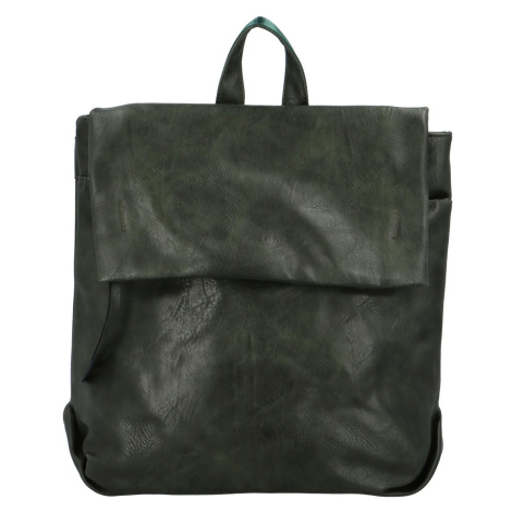 Stylový dámský batoh Maren, tmavě zelená INT COMPANY