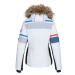 Kilpi ANIELA-W Dámská vyhřívaná lyžařská bunda LL0024KI Bílá