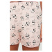 Trendyol Pink Panda Knitted Pajamas Set