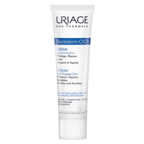 URIAGE Bariéderm Cica reparativní krém s obsahem mědi a zinku Objem: 100 ml URIAGE, Francie