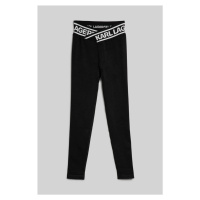 Legíny karl lagerfeld seamless logo leggings černá