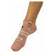 Dámské ponožky veselé s oušky CW382 - 3páry vícebarevná
