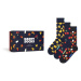 Ponožky Happy Socks Gift Box Food 3-pack tmavomodrá barva