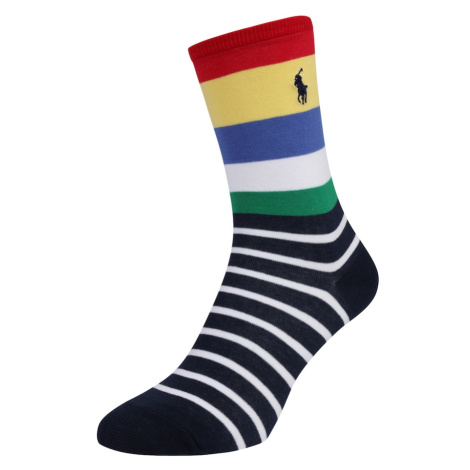 Polo Ralph Lauren Ponožky noční modrá / žlutá / zelená / červená / bílá