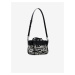 Krémovo-černá dámská vzorovaná kabelka Desigual Lettering Guimar Mini