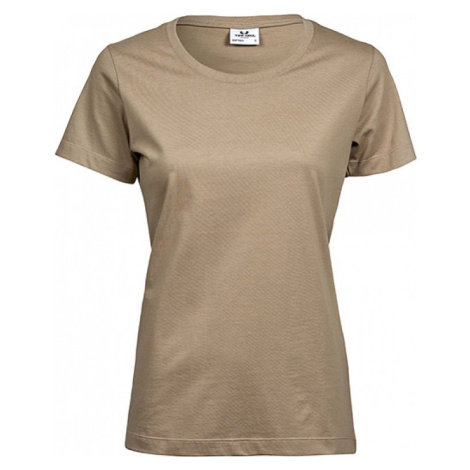 Tee Jays Měkčené dámské tričko Sof Tee z bavlny s dlouhým vláknem