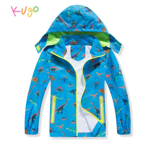 Chlapecká jarní bunda - KUGO B2838, světle modrá