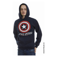 Captain America mikina, Logo Navy, pánská