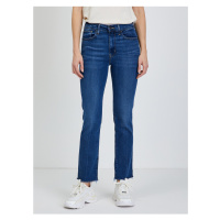 Levi's Tmavě modré dámské straight fit džíny Levi's® 724 - Dámské