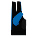 Kulečníková rukavice Caudron, černo-modrá