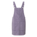 esmara® Dámská manšestrová sukně s laclem (lila fialová)