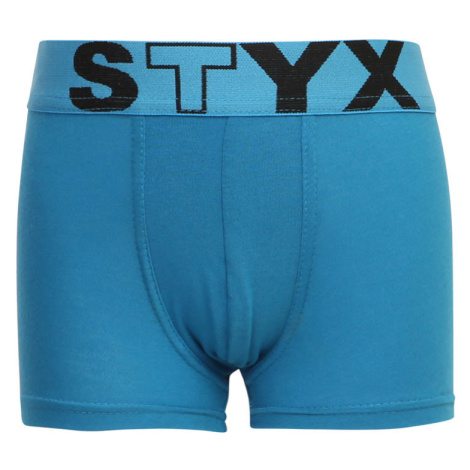 Dětské boxerky Styx sportovní guma světle modré (GJ969) 4-5