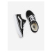 Bílo-černé dětské semišové boty VANS Old Skool