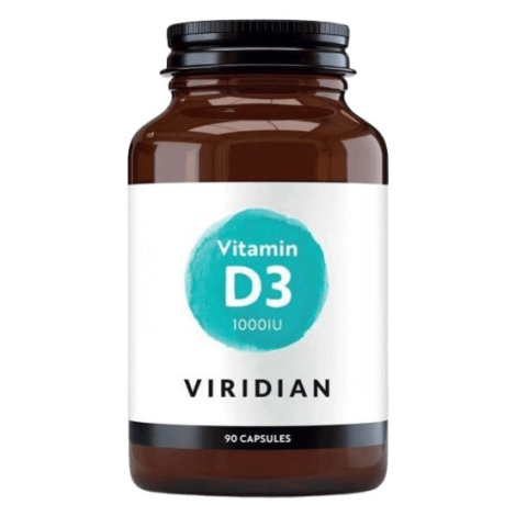 Viridian Nutrition Viridian Vitamin D3 1000IU 90 kapslí