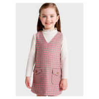 Mayoral dívčí set šaty a tričko s dlouhým rukávem 4982 - 035