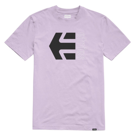 Etnies pánské tričko Corp Combo Lavender | Fialová | 100% bavlna