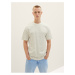 Krémové pánské vzorované tričko Tom Tailor Denim