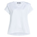 Tričko karl lagerfeld feminine v-neck t-shirt bílá