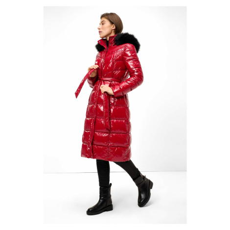 Lakovaný kabát puffer Orsay | Modio.cz