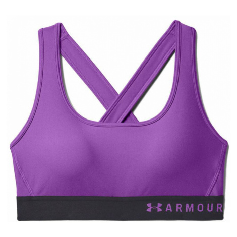 Under Armour Armour Mid Crossback Bra Dámská sportovní podprsenka 1307200 Exotic Bloom