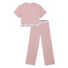 Dívčí pyžamo KNIT PJ SET (SS+PANT) G80G8006900VS - Calvin Klein