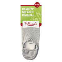 Bellinda Bambus sneaker invisible vel. 43/46 dámské a pánské ponožky 1 pár šedé