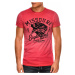 Ombre Pánské tričko s potiskem Missouri červené Červená