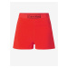 Červené dámské kraťasy na spaní Calvin Klein Underwear