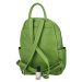 Trendový dámský kožený batůžek Gretel, zelená