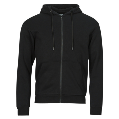 Jack & Jones JJEBRADLEY SWEAT ZIP HOOD Černá
