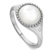Hot Diamonds Stříbrný prsten s diamantem a perletí Most Loved DR258 59 mm