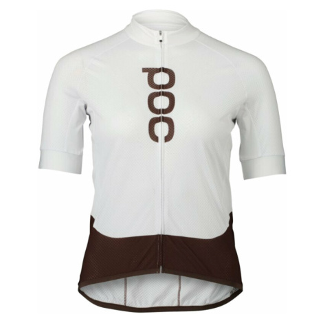 POC Essential Road Logo Jersey Hydrogen White/Axinite Brown