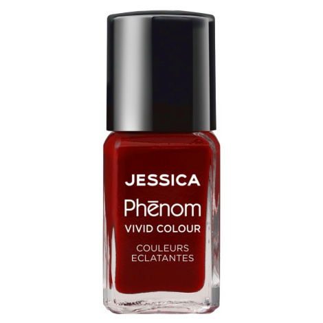 Jessica Phenom lak na nehty 115 Left Me On Red 15 ml
