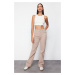 Trendyol Mink High Waist Wide Leg Jeans